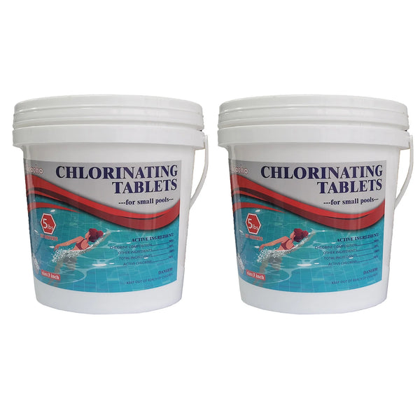 10 lbs - 3" Inch Chlorine Tablets (2 Buckets)