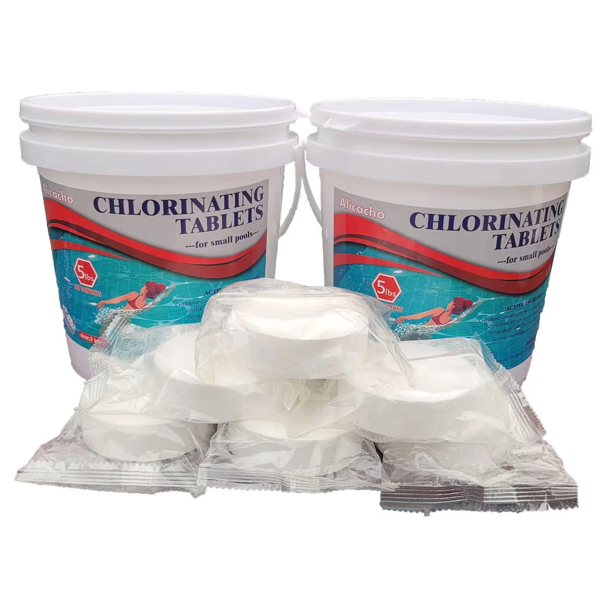 10 lbs 3" Inch Chlorine Tablets (22 Tabs) Chloroclean