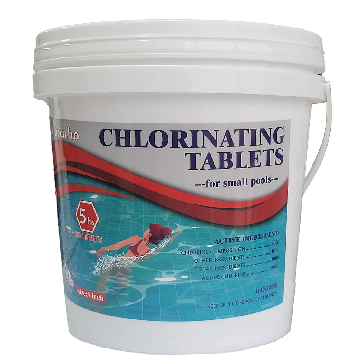 5 lbs 3" Inch Chlorine Tablets (11 Tablets) Chloroclean